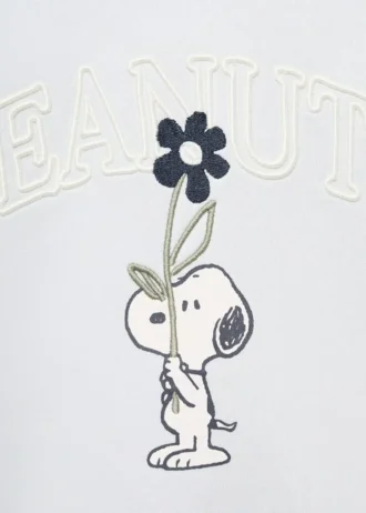 Besticktes Snoopy-Sweatshirt