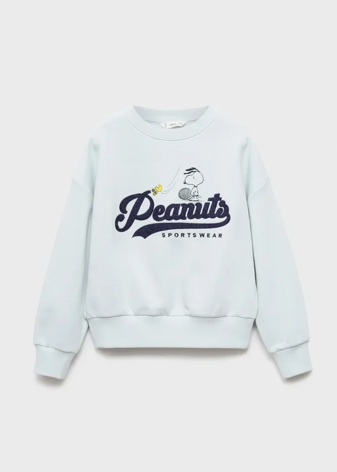 Besticktes Snoopy-Sweatshirt Besticktes Snoopy-Sweatshirt