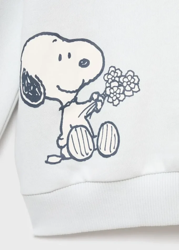 Besticktes Snoopy-Sweatshirt Besticktes Snoopy-Sweatshirt