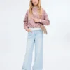 Besticktes Sweatshirt mit Blumenmuster Besticktes Sweatshirt mit Blumenmuster