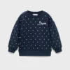 Besticktes Sweatshirt mit Blumenmuster Besticktes Sweatshirt mit Blumenmuster