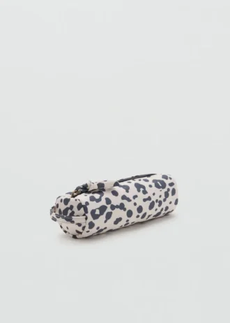 Beuteltasche mit Animal-Print Beuteltasche mit Animal-Print