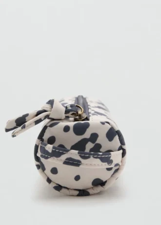 Beuteltasche mit Animal-Print Beuteltasche mit Animal-Print