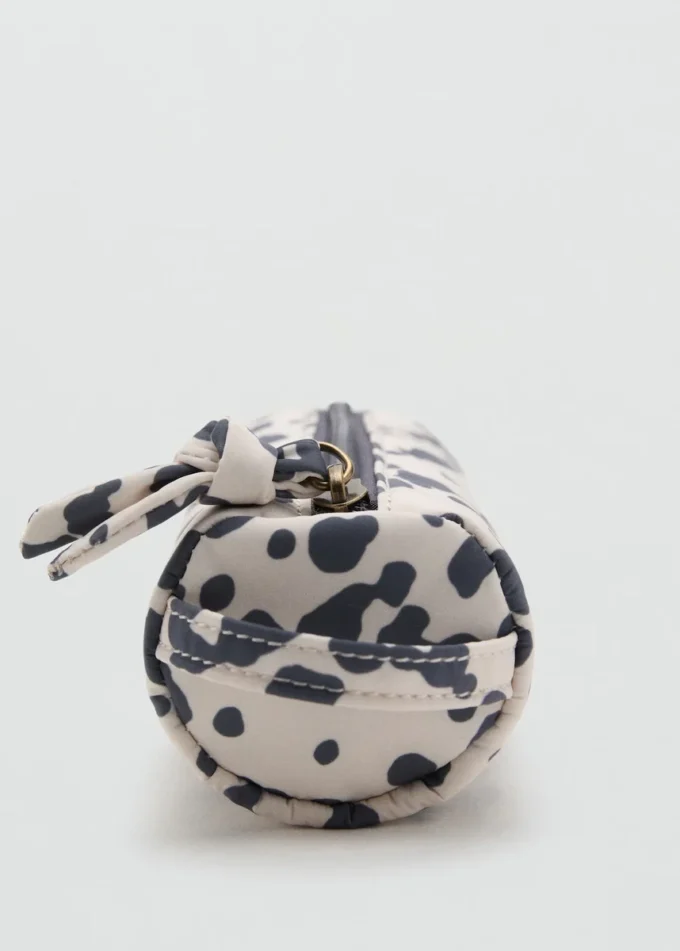 Beuteltasche mit Animal-Print Beuteltasche mit Animal-Print