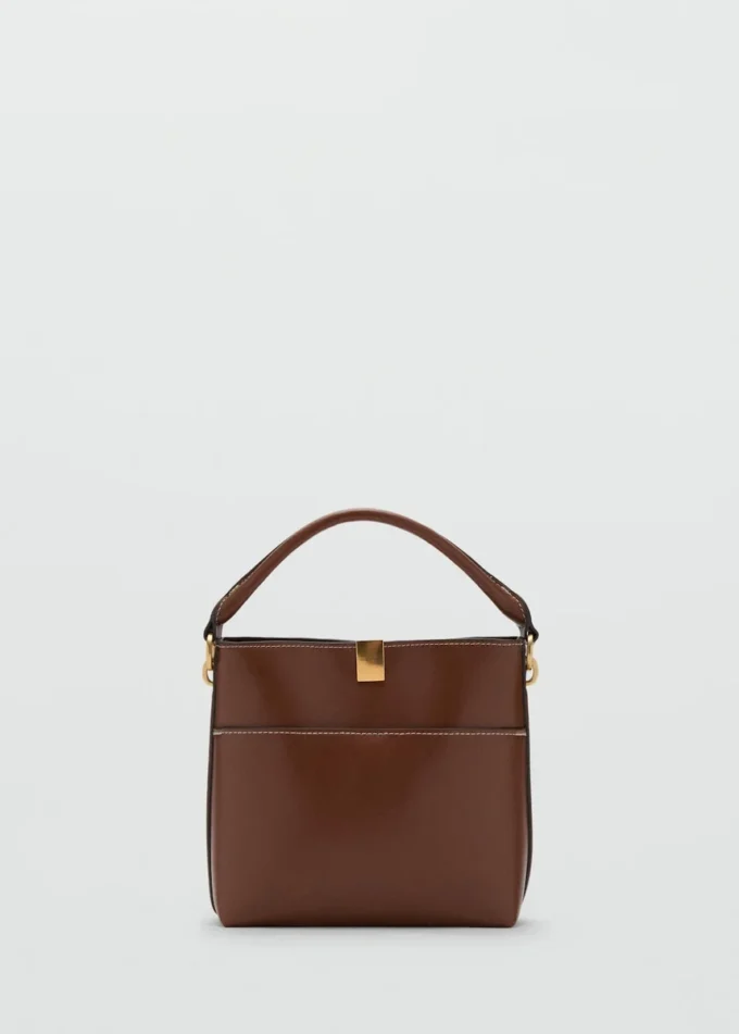 Beuteltasche mit Metalldetails Beuteltasche mit Metalldetails