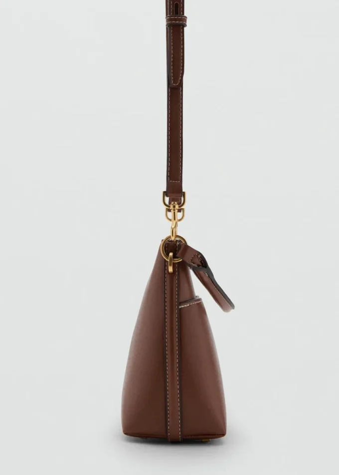 Beuteltasche mit Metalldetails Beuteltasche mit Metalldetails