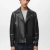 Bikerjacke aus Kunstleder Bikerjacke aus Kunstleder