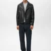 Bikerjacke aus Kunstleder Bikerjacke aus Kunstleder