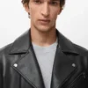 Bikerjacke aus Kunstleder Bikerjacke aus Kunstleder
