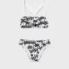 Bikini mit Palmenprint Bikini mit Palmenprint