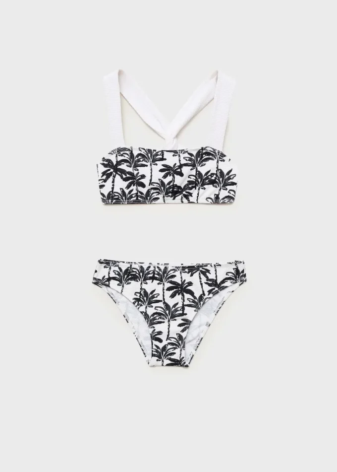 Bikini mit Palmenprint Bikini mit Palmenprint