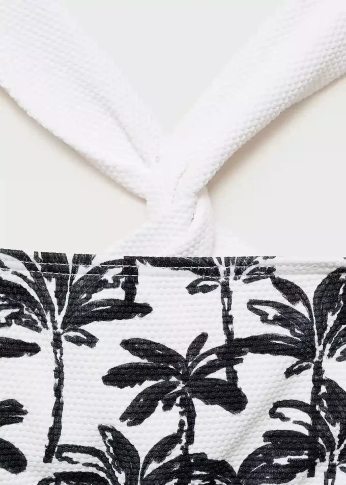 Bikini mit Palmenprint Bikini mit Palmenprint