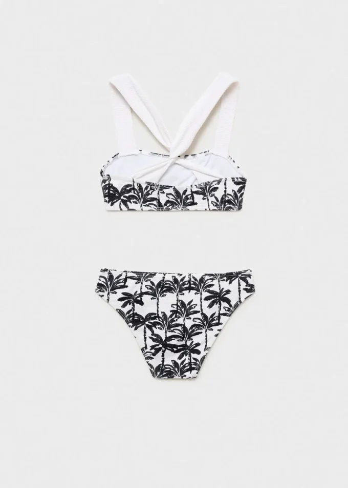 Bikini mit Palmenprint Bikini mit Palmenprint