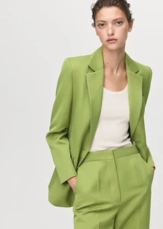 Blazer aus Leinenmischgewebe