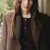 Blazer aus Wolle mit Mikro-Hahnentrittmuster Blazer aus Wolle mit Mikro-Hahnentrittmuster