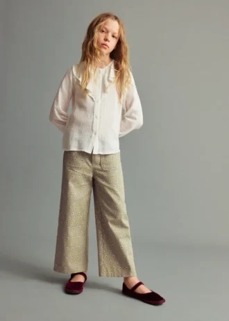 Blumen-Culottes-Hose