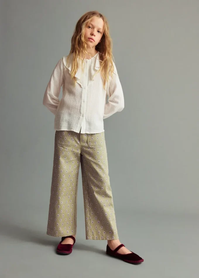 Blumen-Culottes-Hose Blumen-Culottes-Hose