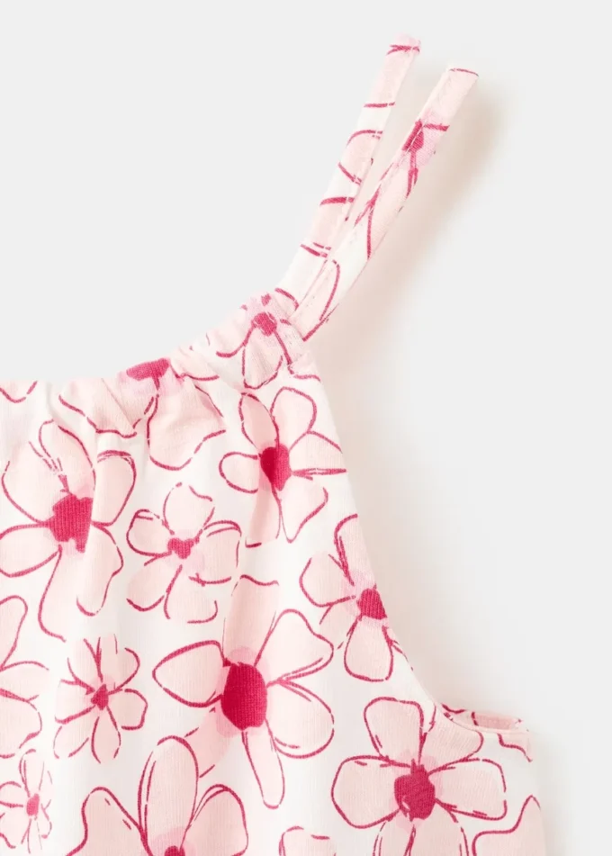 Blumen-Kurzjumpsuit Blumen-Kurzjumpsuit