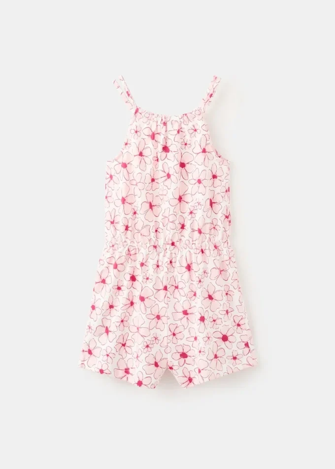 Blumen-Kurzjumpsuit Blumen-Kurzjumpsuit