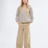 Blumenbluse aus Baumwolle Blumenbluse aus Baumwolle