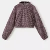Blumenbluse aus Baumwolle Blumenbluse aus Baumwolle