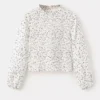 Blumenbluse aus Baumwolle Blumenbluse aus Baumwolle