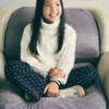 Strickpullover mit Rollkragen