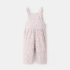 Blumige Latzhose aus Cord