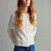 Bluse mit Babydoll-Kragen Bluse mit Babydoll-Kragen