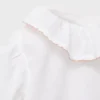 Bluse mit Babydoll-Kragen