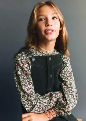 Bluse mit Blumenprint