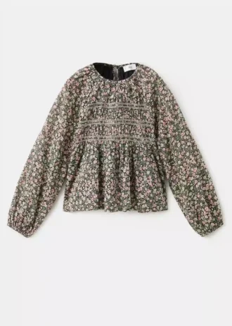 Bluse mit Blumenprint
