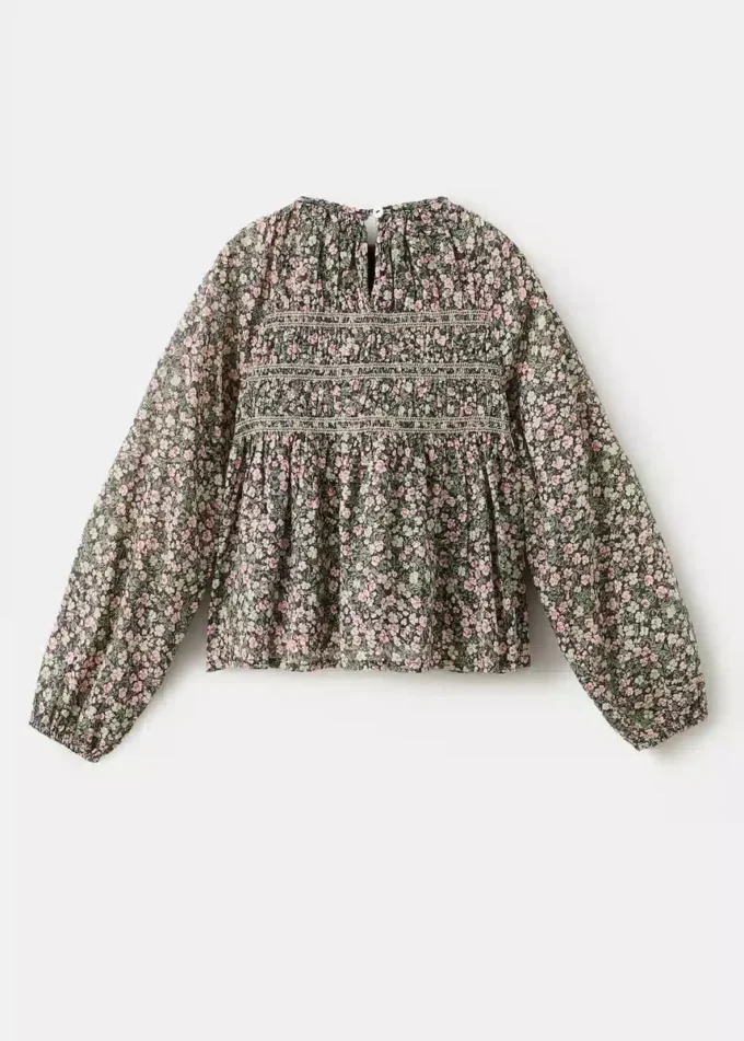 Bluse mit Blumenprint