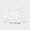Bluse mit Peter-Pan-Kragen