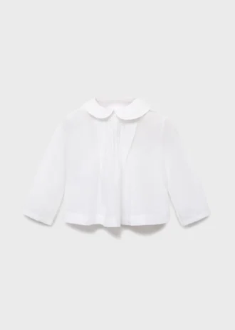 Bluse mit Peter-Pan-Kragen