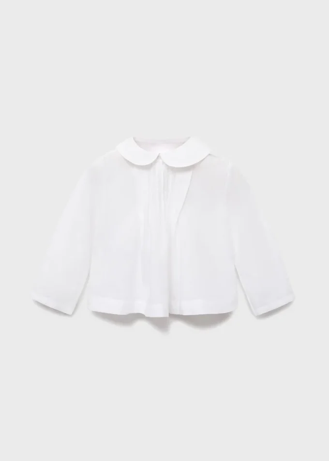 Bluse mit Peter-Pan-Kragen