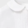 Bluse mit Peter-Pan-Kragen