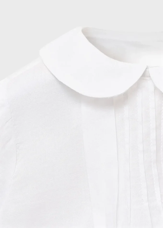 Bluse mit Peter-Pan-Kragen