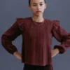 Bluse mit Plissee-Detail Bluse mit Plissee-Detail