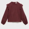 Bluse mit Plissee-Detail Bluse mit Plissee-Detail