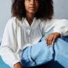 Bluse mit Puffärmeln