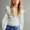 Bluse mit Rüschenprint Bluse mit Rüschenprint