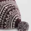 Bobble-Mütze mit Jacquard-Muster Bobble-Mütze mit Jacquard-Muster
