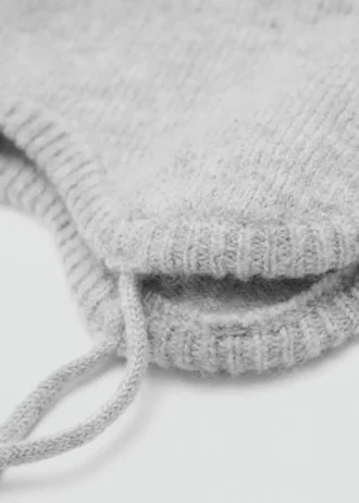 Bobble-Mütze mit Jacquard-Muster
