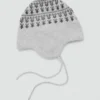 Bobble-Mütze mit Jacquard-Muster Bobble-Mütze mit Jacquard-Muster