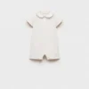 Bodysuit-Pyjama mit Babydoll-Ausschnitt