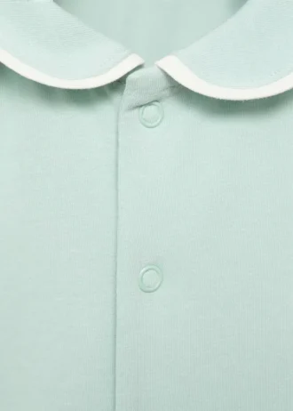 Bodysuit-Pyjama mit Babydoll-Ausschnitt