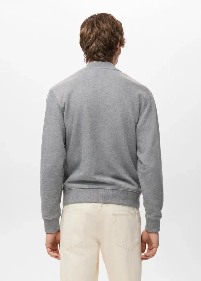 Bomber-Hoodie mit Reißverschluss Bomber-Hoodie mit Reißverschluss