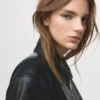 Bomberjacke aus Leder Bomberjacke aus Leder