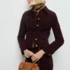 Bomberjacke aus Samt mit Ziernähten Bomberjacke aus Samt mit Ziernähten